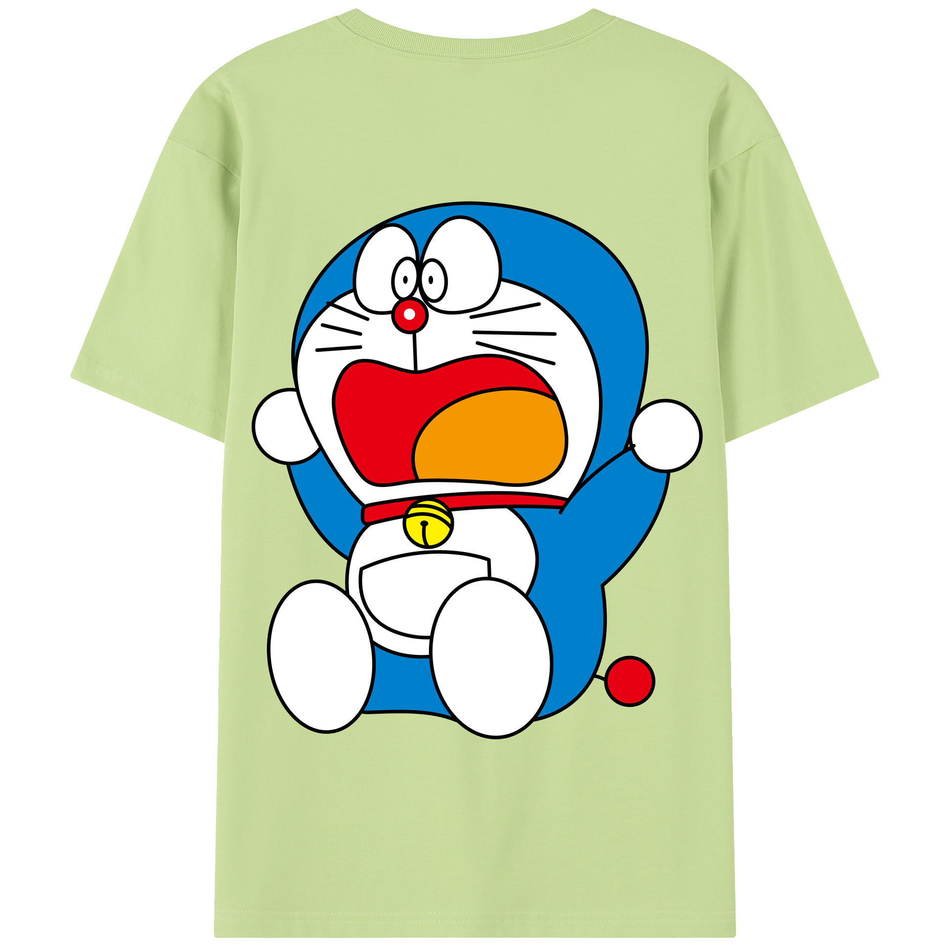 （画像用） ドラえもん Doraemon 綿100％半袖Tシャツ（背面プリント）